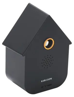 Productafbeelding van Karlsson - Decoratieve geluidsdoos "Moderne Kuikje" - Zwart - 12x7,5x11,5 cm