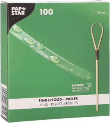 Zdjęcie produktu dla Papstar finger food picker loop 10cm 100s