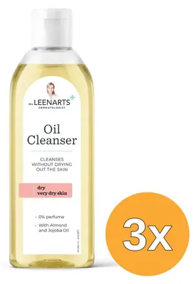 Produktbild von 3x Reinigungsolivenöl von Dr. Leenarts für trockene Haut – sehr trockene Haut (200 ml)