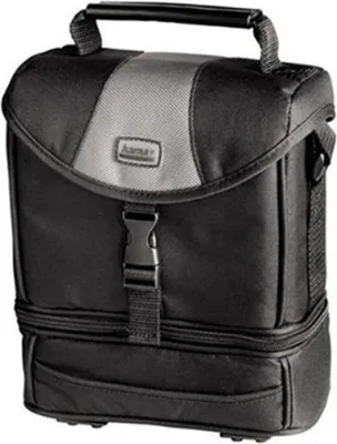 Produktbild von Hama "TrackPack II 110 Duo" Camera Bag, 450 g, 170 x 80 x 115 mm, 200 x 110 x 220 mm