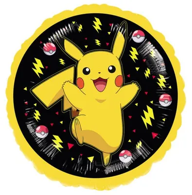 Produktbild von Pokémon Pikachu Folienballon, 43 cm.
