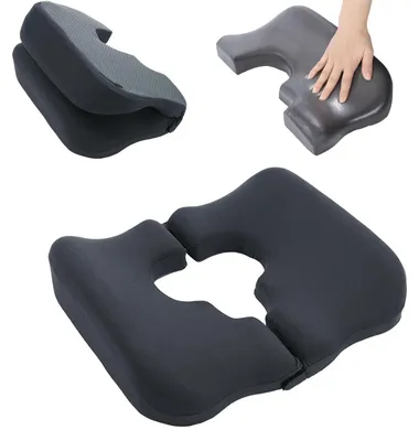 Immagine prodotto di Cuscino antidecubito, cuscino per il coccige in memory foam, 44 x 40 x 10,5 cm