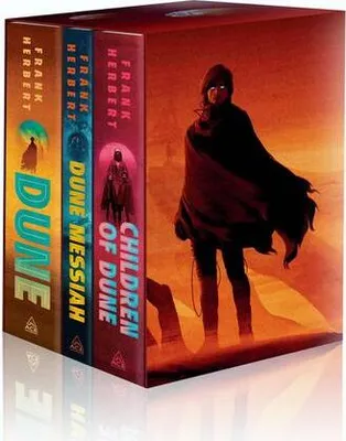 Zdjęcie produktu dla Frank Herbert's Dune Saga 3-Book Deluxe Hardcover Boxed Set