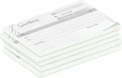 Productafbeelding van PRICARO bonnenblok met doorzetsysteem "Adria", A6, 5 stuks