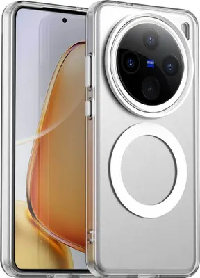 Obrázek produktu pro Magnetické pouzdro pro vivo X200 Pro, tenké matné průsvitné nárazuvzdorné pouzdro Bílý