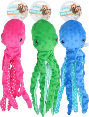 Immagine prodotto di Polpo di peluche multicolore Pawise (3 colori assortiti) S