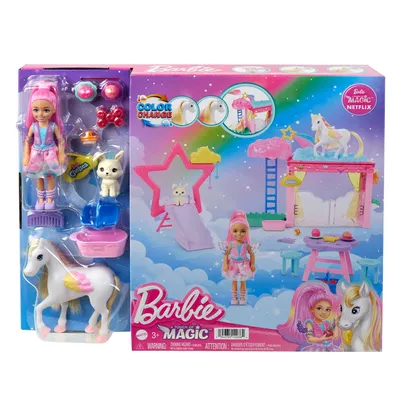 Produktbild von Barbie Ein Verborgener Zauber Chelsea & Pegasus Spielset
