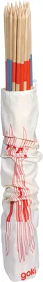 Obrázek produktu pro goki 56641 Hra Mikado v bavlněném sáčku D= 46 cm, Ø= 0,6 cm, dřevo, 41 tyčinek