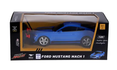 Image de Voiture radiocommandée Ford 1:24 Mustang Mach 1 bleue