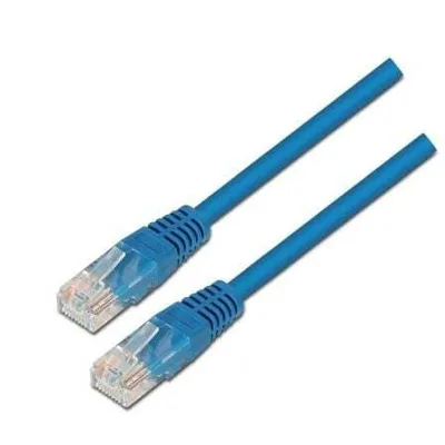Immagine prodotto di Aisens - cavo patch rj45 cat.5e utp awg24, blu, 0,5m