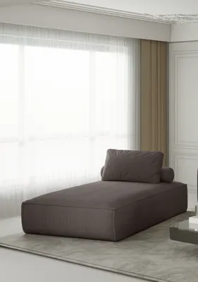 Produktbild von Chaiselongue Sezlong Liege CELES in Stoff Scala Taupe