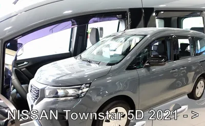 Immagine prodotto di Deflettori Aria Per Nissan Townstar Dal 2021 Set 4 Pezzi