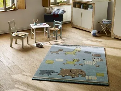 Image de Tapis Esprit 2842-02 bleu (70x140 cm)