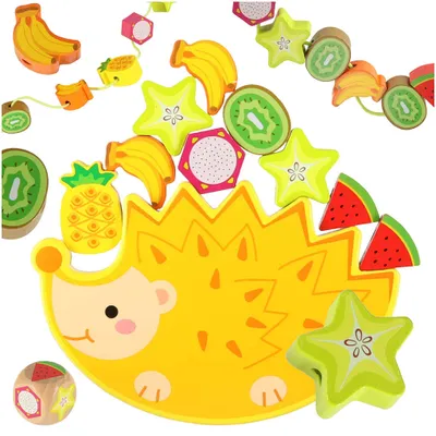 Immagine prodotto di Gioco di puzzle bilanciamento riccio frutta infilare