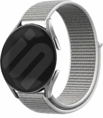 Produktbild von Strap-it Samsung Galaxy Watch 6 - 44mm Nylon Armband (Grau)