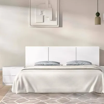 Image de Chanhom - Tête de Lit, 157x34 cm Blanc, Double