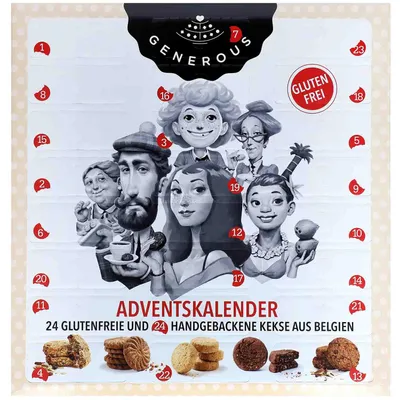 Produktbild von Generous Cookie Adventskalender glutenfrei