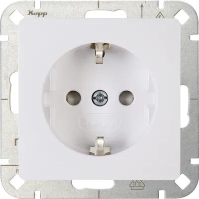 Produktbild von Kopp HK05 Schutzkontakt 920602002 Steckdose m.erhöhtem Berührungss