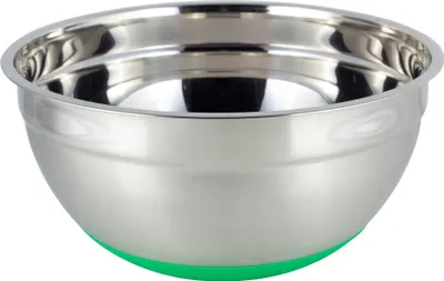 Produktbild von Schüssel 28 cm Edelstahl SILIKONBODEN KAMILLE