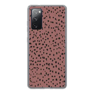 Produktbild von MuchoWow® Handyhülle Schutzhülle Hülle für Samsung Galaxy S20 FE Polka dots - Muster - Schwarz Silikon Softcase Handy Hülle - Abdeckung