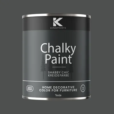 Produktbild von Kenzopaints Chalky Paint Kreidefarbe Möbelfarbe Möbellack 1Kg / 750ml - Teide