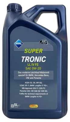 Produktbild von Aral SuperTronic LL IV FE 0W-20 5 Liter (15F460)