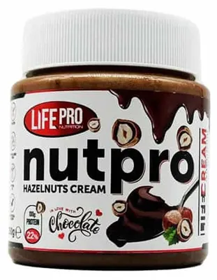 Image de Pâtes à Tartiner Protéinées - Lifepro - Nutpro cream (250g) - Saveur Chocolat Noisette