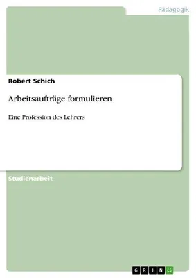 Produktbild von Arbeitsaufträge formulieren