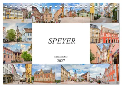 Produktbild von Speyer Impressionen (Tischkalender 2027 DIN A5 quer), CALVENDO Monatskalender