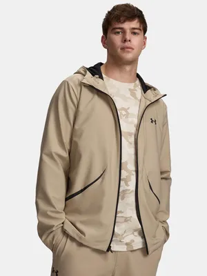 Produktbild von Under Armour UA Unstoppable Webjacke für Herren – Braun LGT