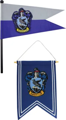 Produktbild von Cinereplicas Harry Potter Wandbehang & Fähnchen Set Ravenclaw HPE60016