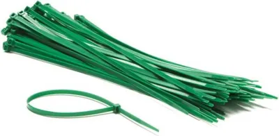 Immagine prodotto di Set Fascette In Nylon - 4,8 X 300 Mm - Verde (100 Pz)