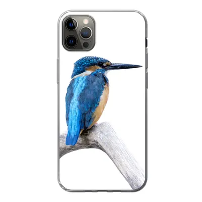 Produktbild von MuchoWow® Handyhülle Schutzhülle Hülle für iPhone 13 Pro Max Eisvogel - Zweig - Schnabel Silikon Softcase Handy Hülle - Mobiltelefon