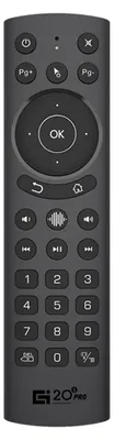 Produktbild von G20S Pro 2.4G Wireless Air Mouse mit USB-Empfaenger 6-Achsen-Gyroskop Handfernbedienung Smart Voice Control IR-Lernbeleuchtung fuer Smart TV Android TV BOX PC
