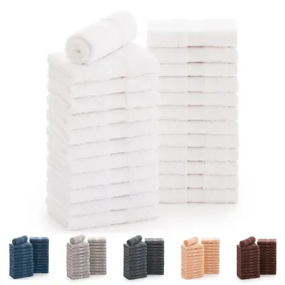 Productafbeelding van Todocama - 24 handdoeken (30 x 30 cm), 100% katoen, zacht en absorberend, 550