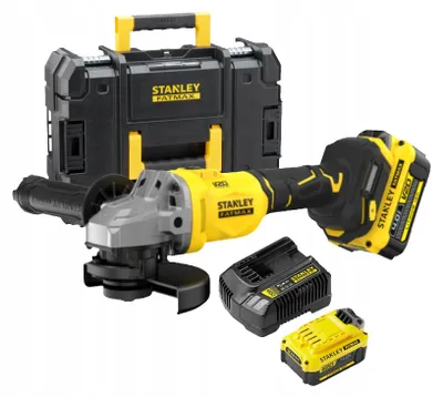 Zdjęcie produktu dla Stanley SFMCG710M1T-QW, 8500 RPM, 12,5 cm, Bateria, 4 Ah, 1,84 kg, Silnik bezszczotkowy