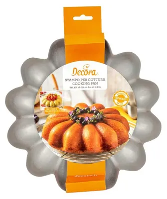 Productafbeelding van Decora 0075040 Bloemvorm Ø 24 X 6 H cm Antiaanbaklaag