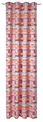 Verdunkelungsvorhang, Polyester, orange-rot, 245x146 cm