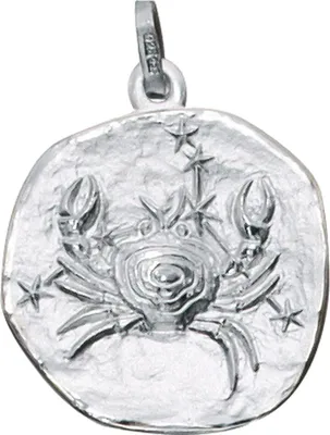 Produktbild von JOBO Anhänger Sternzeichen Krebs 925 Sterling Silber rhodiniert teilmattiert