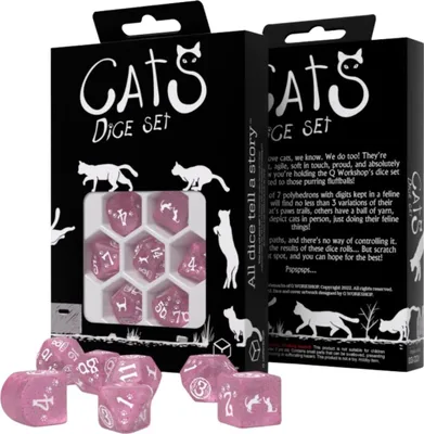 Produktbild von Q-Workshop Cats Modern Dice Set Daisy