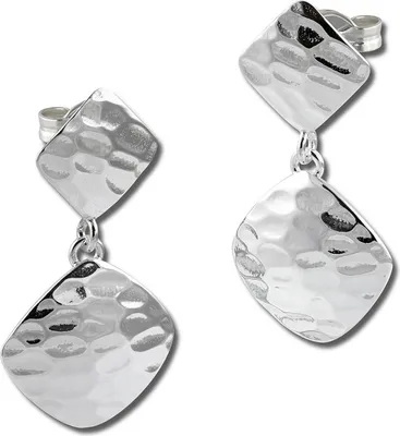 Image de SilberDream Boucles d'oreilles Boucles d'oreilles Argent Motif Carré Bijoux Femme D2SDO575J