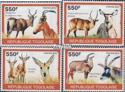 Produktbild von Briefmarken Togo 2010 Mi 3449-3452 (kompl.Ausg.) postfrisch Antilopen