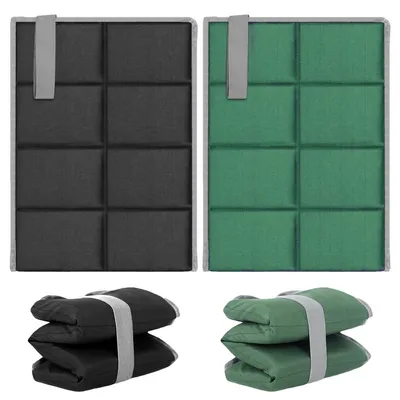 Produktbild von 2er Set faltbare Outdoor Sitzkissen 39×29,5×1cm, isolierend & wasserdicht, tragbar, wärmend, ideal für Picknick, Wandern & Camping