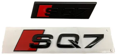 Image de Grille de radiateur + emblème noir "Q7" pour Audi SQ7, modèle original
