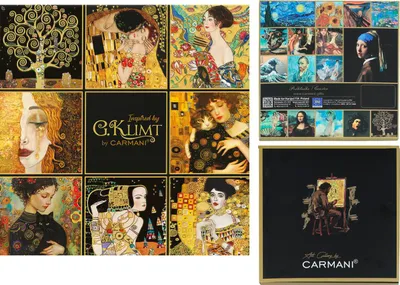 Obrázok produktu pre Podložka pod poháre - G. Klimt, Koláž (CARMANI)