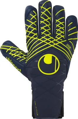 Produktbild von uhlsport Torwarthandschuhe Prediction Absolutgrip HN Unisex 1011333_01 marine/weiß/fluo gelb 12