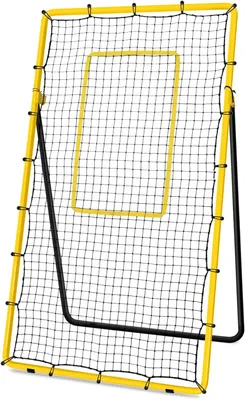 Produktbild von Volleyball Trainingsnetz mit 5 verstellbaren Winkeln, 2,1 x 1,2 m, für Einzelübungen