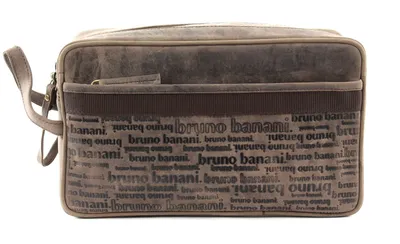 Produktbild von bruno banani All Over Washbag Brown