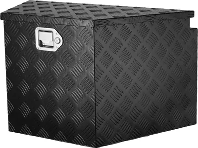 Obrázek produktu pro Přepravní box na přívěs, z odolného hliníku, odolný proti povětrnostním vlivům, 39 x 16,5 x 12 palců