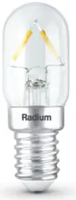 Produktbild von Radium LED Röhrenlampe, E14, klar, 136lm, 15W Ersatz, 2700K, 1 Stk.
